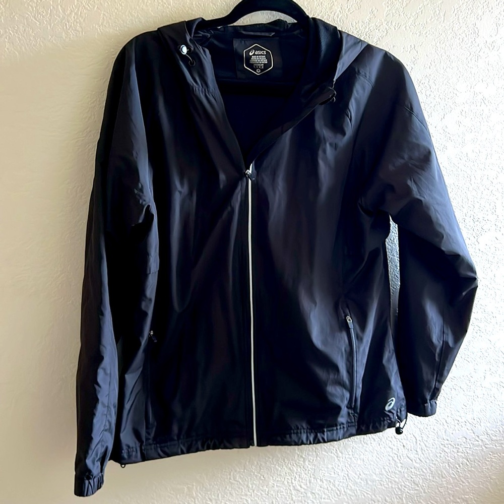 Women’s ASICS Black Rain Coat